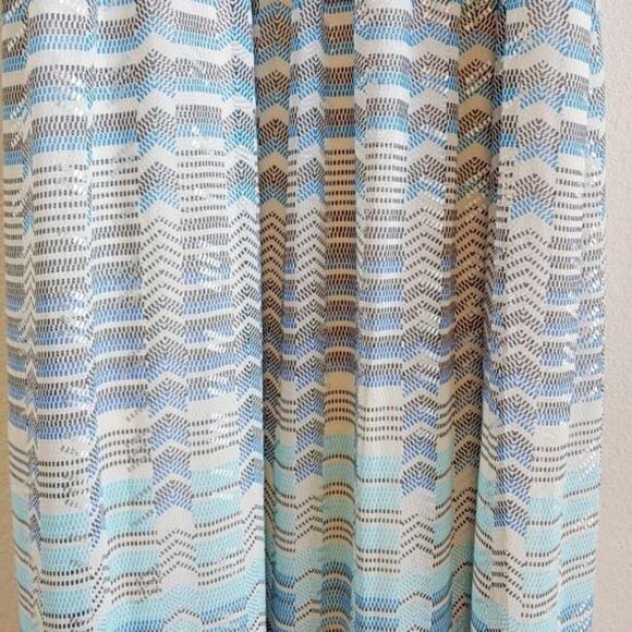 Lily Rose Maxi Dress Halter Boho Sz L - Picture 3 of 11